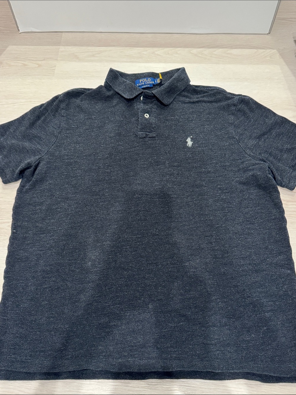 Polo by Ralph Lauren Navy Heather Short-Sleeve Polo